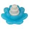 Swim Central 11" Blue Triple Tier Flower Blossom Swimming Pools Water Fountain